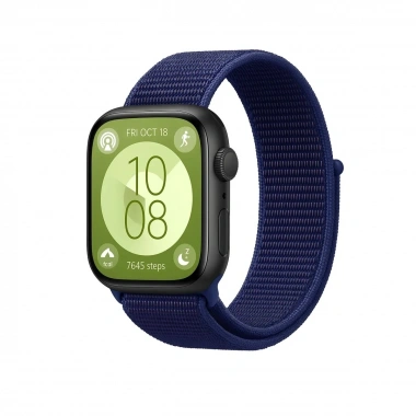 Mey İthalat® Huawei Fit 4 Hasırlı Cırtcırtlı Kordon - Lacivert-Mürdüm