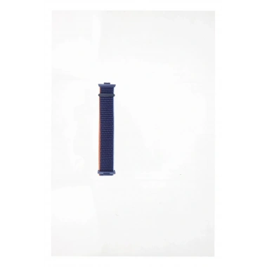 Mey İthalat® Huawei Fit 4 Hasırlı Cırtcırtlı Kordon - Lacivert-Turuncu