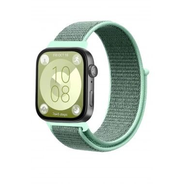 Mey İthalat®  Huawei Fit 4 Hasırlı Cırtcırtlı Kordon - Turkuaz