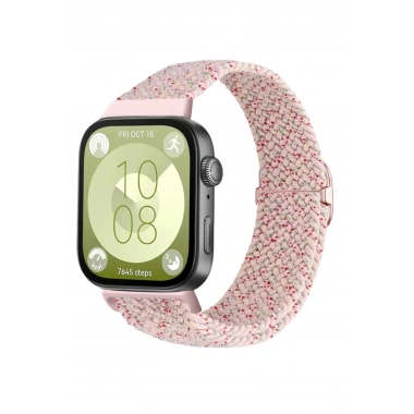 Mey İthalat®  Huawei Fit 4 Star Kordon - Benekli Pudra