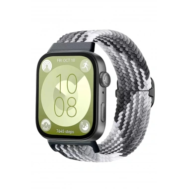 Mey İthalat®  Huawei Fit 4 Star Kordon - Gri-Siyah