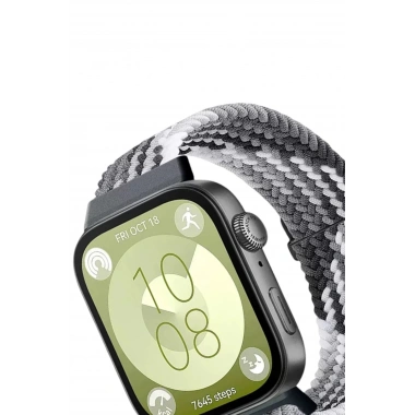 Mey İthalat®  Huawei Fit 4 Star Kordon - Gri-Siyah