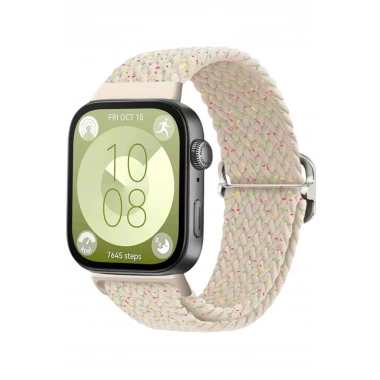 Mey İthalat®  Huawei Fit 4 Star Kordon - Gri-Turuncu