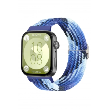 Mey İthalat®  Huawei Fit 4 Star Kordon - Lacivert-Mavi