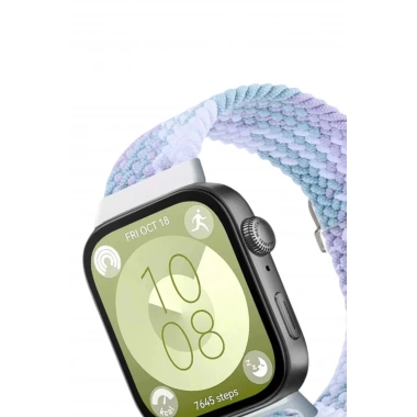 Mey İthalat® Huawei Fit 4 Star Kordon - Lila-Beyaz