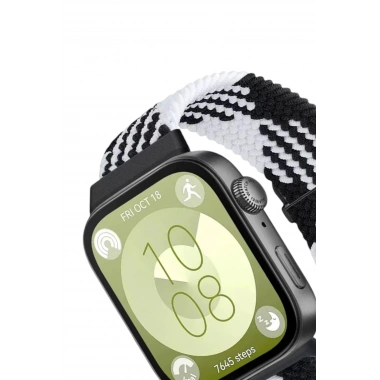 Mey İthalat® Huawei Fit 4 Star Kordon - Siyah-Beyaz