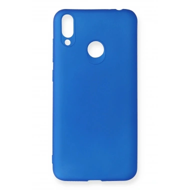 Mey İthalat®  Huawei Honor 8C Kılıf First Silikon - Mavi
