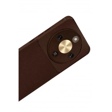 Mey İthalat®  Huawei Honor Magic 8 Lite Auto Focus Karbon Kapak - Kahverengi