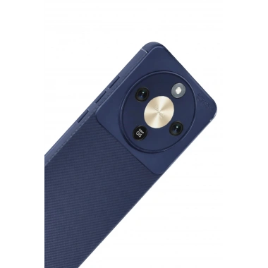 Mey İthalat®  Huawei Honor Magic 8 Lite Auto Focus Karbon Kapak - Lacivert