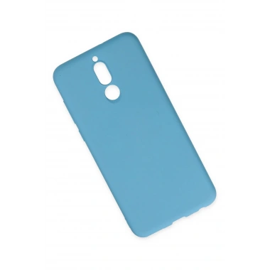 Mey İthalat®  Huawei Mate 10 Lite Kılıf Nano içi Kadife Silikon - Mavi