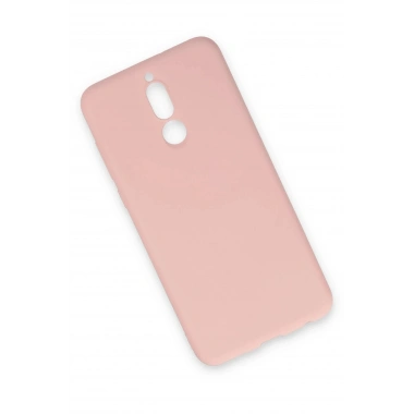 Mey İthalat®  Huawei Mate 10 Lite Kılıf Nano içi Kadife Silikon - Pudra
