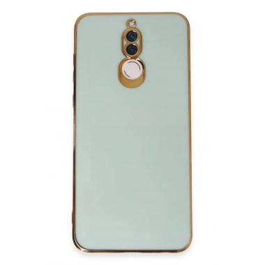 Mey İthalat®  Huawei Mate 10 Lite Kılıf Volet Silikon - Açık Yeşil