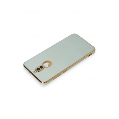 Mey İthalat®  Huawei Mate 10 Lite Kılıf Volet Silikon - Açık Yeşil