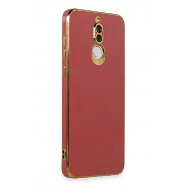 Mey İthalat®  Huawei Mate 10 Lite Kılıf Volet Silikon - Kırmızı