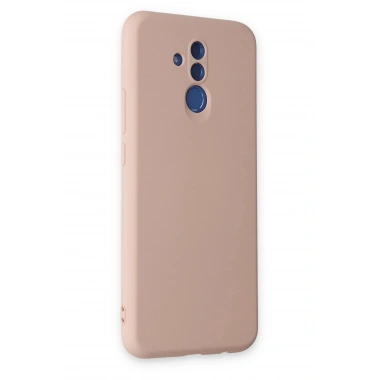 Mey İthalat®  Huawei Mate 20 Lite Kılıf Nano içi Kadife Silikon - Pudra