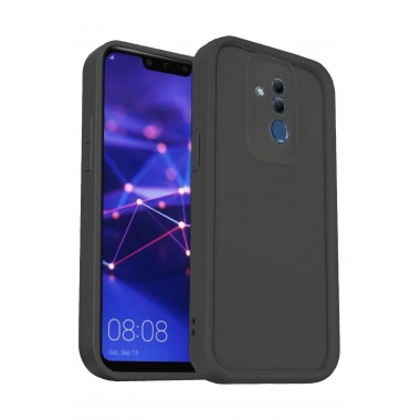 Mey İthalat®  Huawei Mate 20 Lite Kılıf Viera Silikon - Siyah