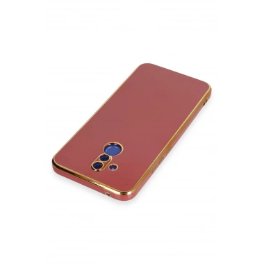 Mey İthalat®  Huawei Mate 20 Lite Kılıf Volet Silikon - Kırmızı