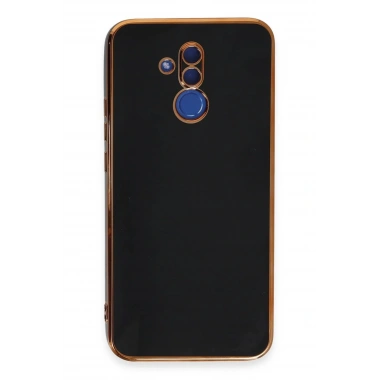 Mey İthalat®  Huawei Mate 20 Lite Kılıf Volet Silikon - Siyah