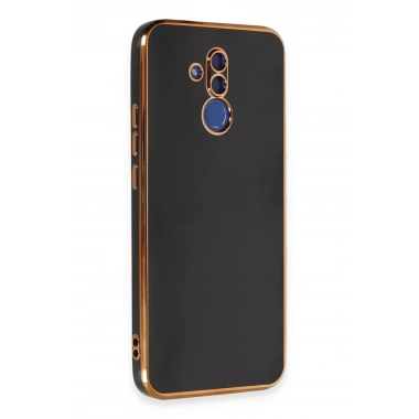 Mey İthalat®  Huawei Mate 20 Lite Kılıf Volet Silikon - Siyah