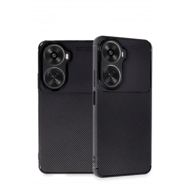 Mey İthalat®  Huawei Nova 12 SE Kılıf Auto Focus Karbon Kapak - Siyah