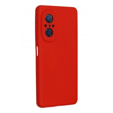Mey İthalat®  Huawei Nova 9 SE Kılıf Nano içi Kadife Silikon - Kırmızı