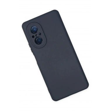 Mey İthalat®  Huawei Nova 9 SE Kılıf Nano içi Kadife Silikon - Lacivert