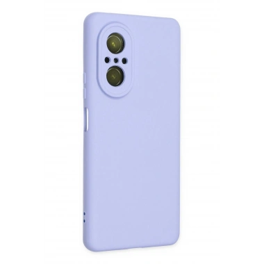 Mey İthalat®  Huawei Nova 9 SE Kılıf Nano içi Kadife Silikon - Lila