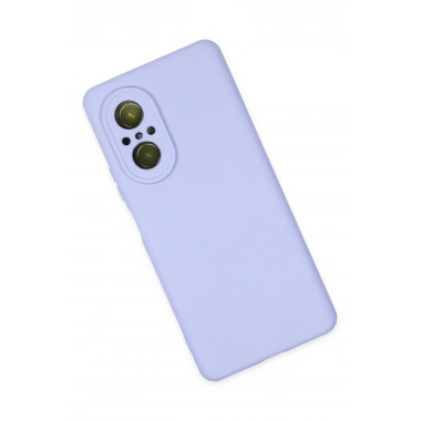 Mey İthalat®  Huawei Nova 9 SE Kılıf Nano içi Kadife Silikon - Lila