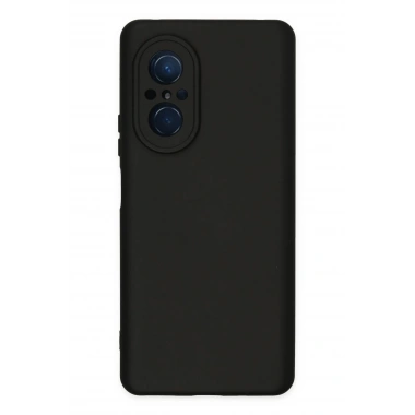 Mey İthalat®  Huawei Nova 9 SE Kılıf Nano içi Kadife Silikon - Siyah