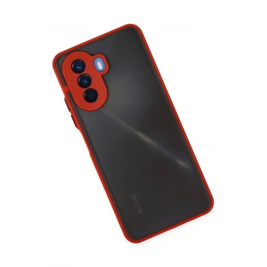 Mey İthalat®  Huawei Nova Y70 Kılıf Montreal Silikon Kapak - Kırmızı