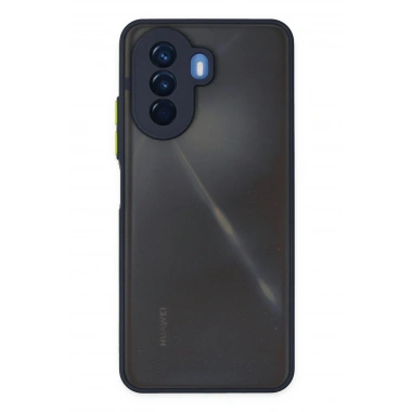 Mey İthalat®  Huawei Nova Y70 Kılıf Montreal Silikon Kapak - Lacivert