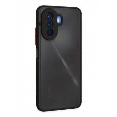 Mey İthalat®  Huawei Nova Y70 Kılıf Montreal Silikon Kapak - Siyah