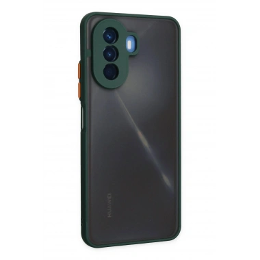 Mey İthalat®  Huawei Nova Y70 Kılıf Montreal Silikon Kapak - Yeşil