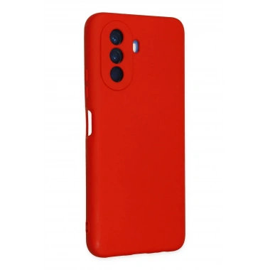 Mey İthalat®  Huawei Nova Y70 Kılıf Nano içi Kadife Silikon - Kırmızı