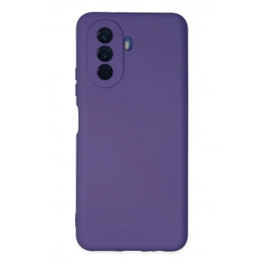 Mey İthalat®  Huawei Nova Y70 Kılıf Nano içi Kadife Silikon - Mor