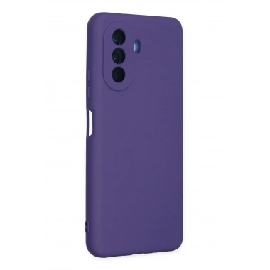 Mey İthalat®  Huawei Nova Y70 Kılıf Nano içi Kadife Silikon - Mor