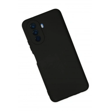 Mey İthalat®  Huawei Nova Y70 Kılıf Nano içi Kadife Silikon - Siyah