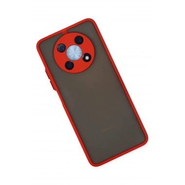 Mey İthalat®  Huawei Nova Y90 Kılıf Montreal Silikon Kapak - Kırmızı