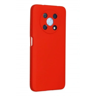 Mey İthalat®  Huawei Nova Y90 Kılıf Nano içi Kadife Silikon - Kırmızı