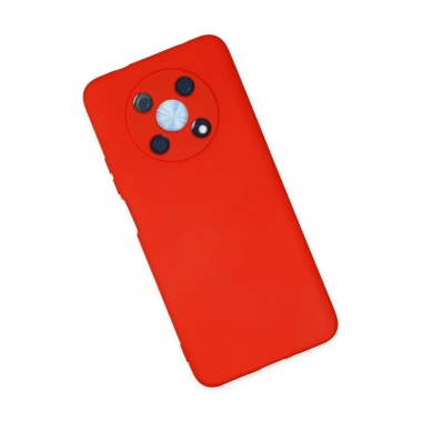 Mey İthalat®  Huawei Nova Y90 Kılıf Nano içi Kadife Silikon - Kırmızı
