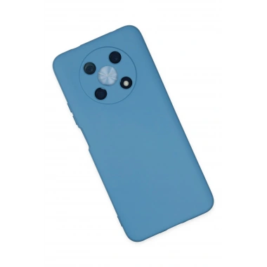 Mey İthalat®  Huawei Nova Y90 Kılıf Nano içi Kadife Silikon - Mavi