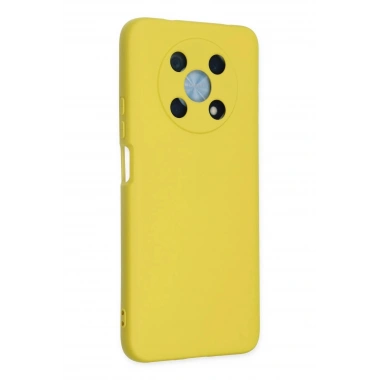 Mey İthalat®  Huawei Nova Y90 Kılıf Nano içi Kadife Silikon - Sarı