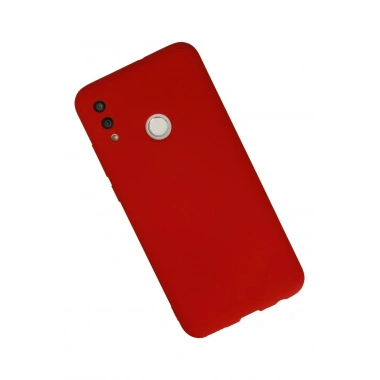 Mey İthalat®  Huawei P Smart 2019 Kılıf Nano içi Kadife Silikon - Kırmızı