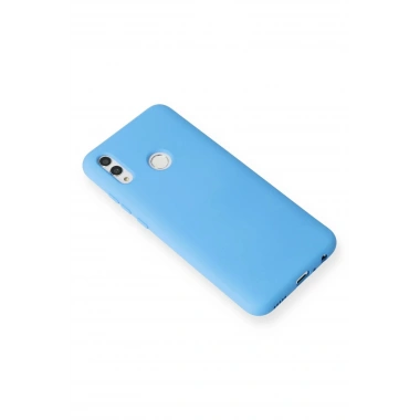 Mey İthalat®  Huawei P Smart 2019 Kılıf Nano içi Kadife Silikon - Mavi