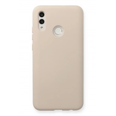 Mey İthalat®  Huawei P Smart 2019 Kılıf Nano içi Kadife Silikon - Pudra