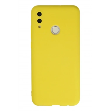Mey İthalat®  Huawei P Smart 2019 Kılıf Nano içi Kadife Silikon - Sarı