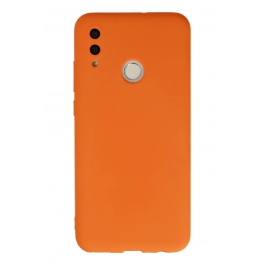Mey İthalat®  Huawei P Smart 2019 Kılıf Nano içi Kadife Silikon - Turuncu
