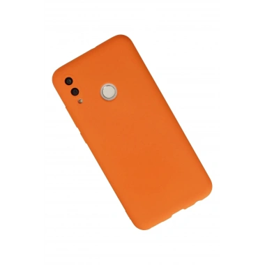 Mey İthalat®  Huawei P Smart 2019 Kılıf Nano içi Kadife Silikon - Turuncu