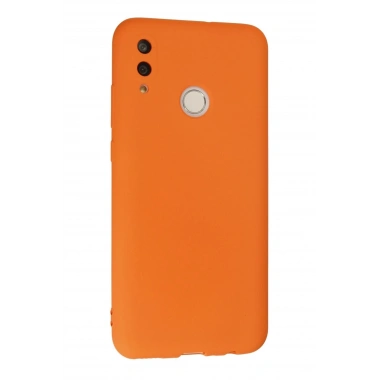 Mey İthalat®  Huawei P Smart 2019 Kılıf Nano içi Kadife Silikon - Turuncu