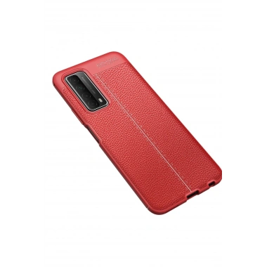 Mey İthalat®  Huawei P Smart 2021 Kılıf Auto Focus Kapak - Kırmızı